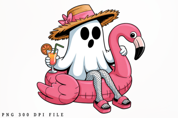 Download Hot Ghoul Summer Halloween Ghost Clipart - Premium Resources